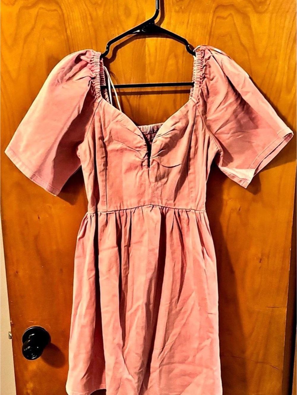 White Birch Pink Mini Dress Size Large